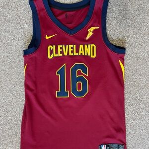 Nike Red and Blue Basketball Jersey